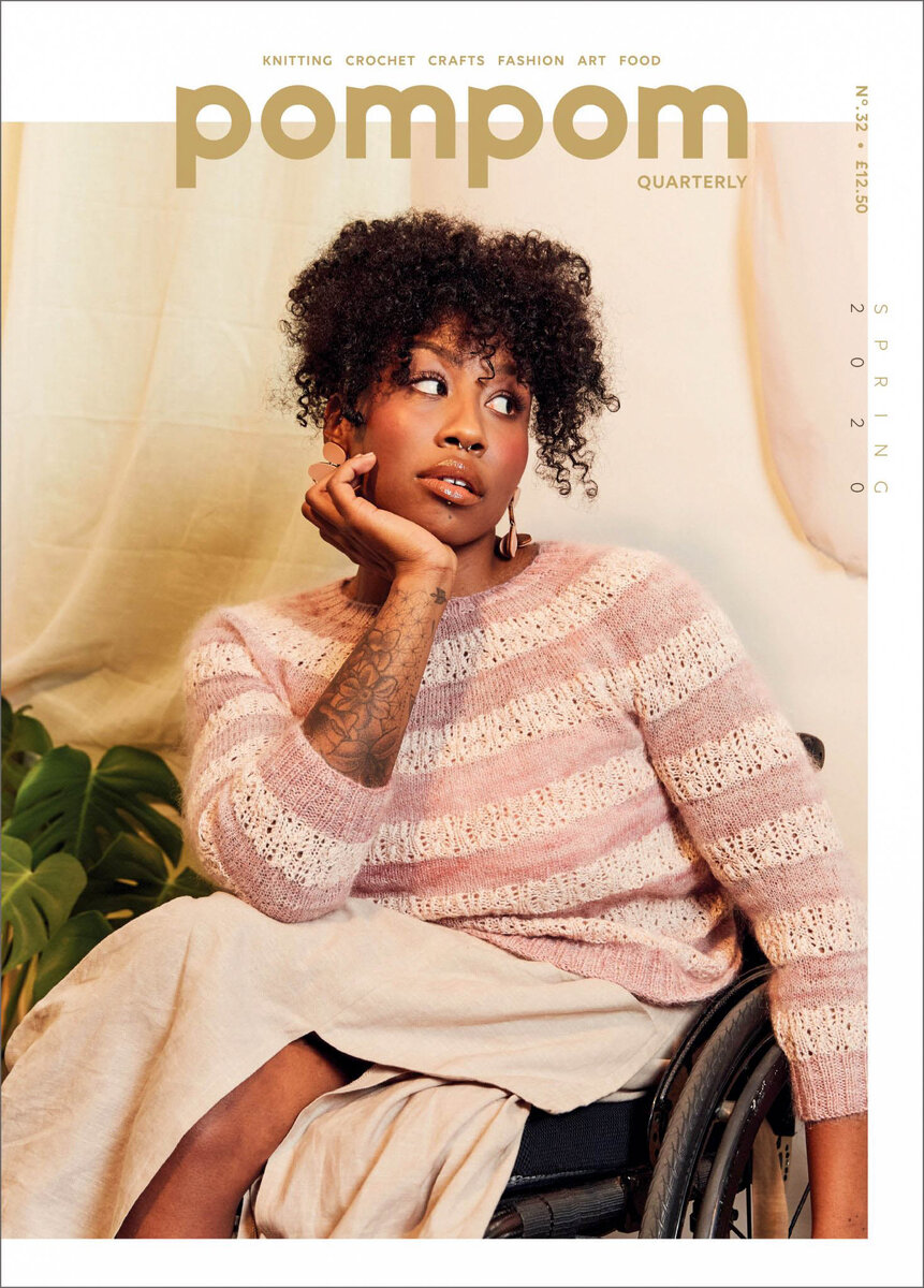 Обложка  мартовского номера  журнала Pompom. Источник фото https://www.pompommag.com 