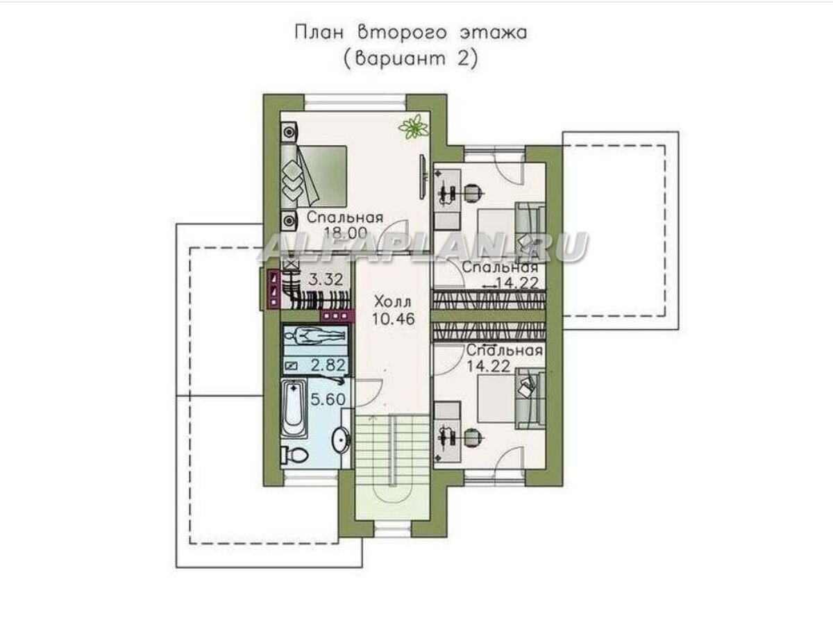 Проект дома 161А «Скандинавия» и его реализация | Популярные проекты домов  Альфаплан | Дзен