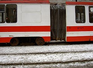 Узел сочленения вагона 8101