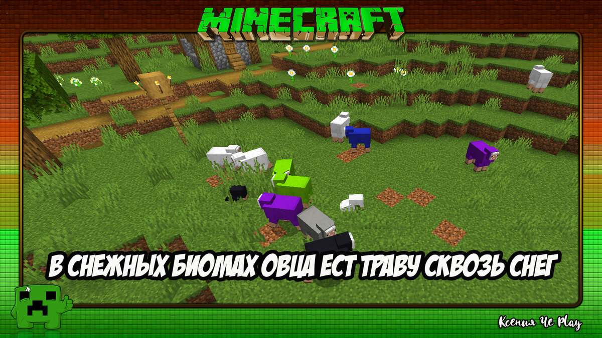 Факты о Minecraft в картинках №17 | Ксения Че Play. Канал о Майнкрафт | Дзен