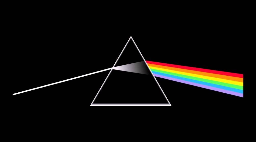 Обложка альбома Dark Side of the Moon. Одна из самых узнаваемых обложек в мире. Создана еще до того, как радуга обросла глупыми стереотипами.