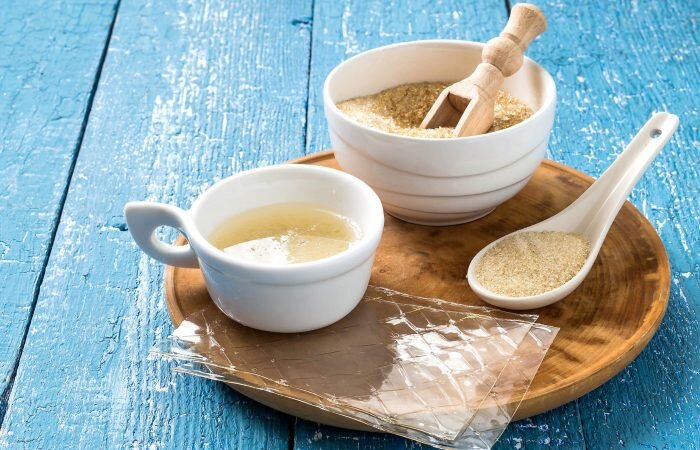 Желатин помогает избавиться от черных точек