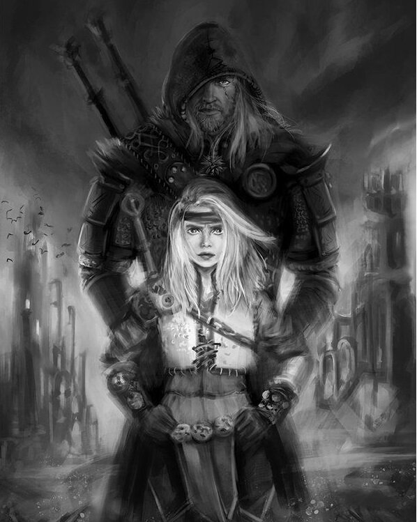 Геральт и Цири