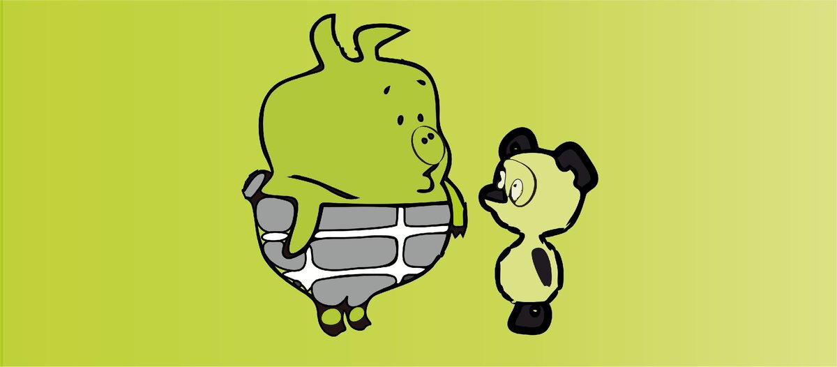 "Кто-то слишком много ест...", -подумал Винни-Пух. Авторская обработка  иллюстрации.