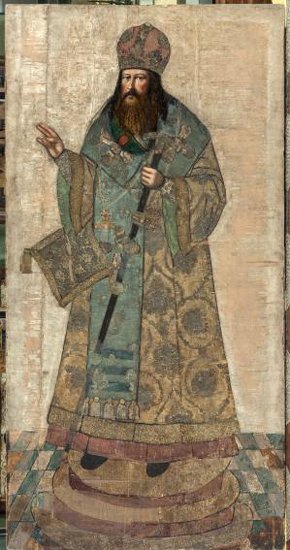 Парсуна Патриарх Никон. Волтырь Иван. Оружейная палата, ок. 1682 г. Государственный исторический музей, Москва.  Источник: https://catalog.shm.ru/