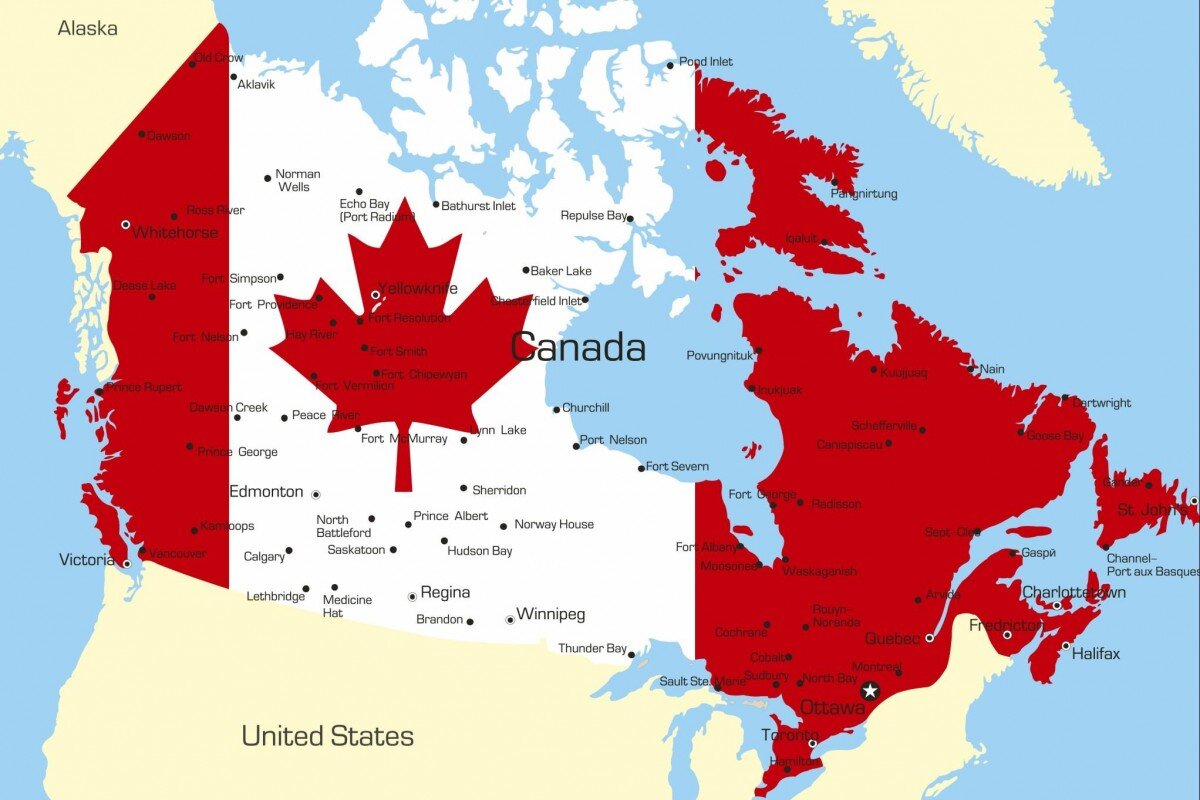 Покажи канаду на карте. Расположение Канады на карте. Канада государство карта. Местоположение Канады на карте.
