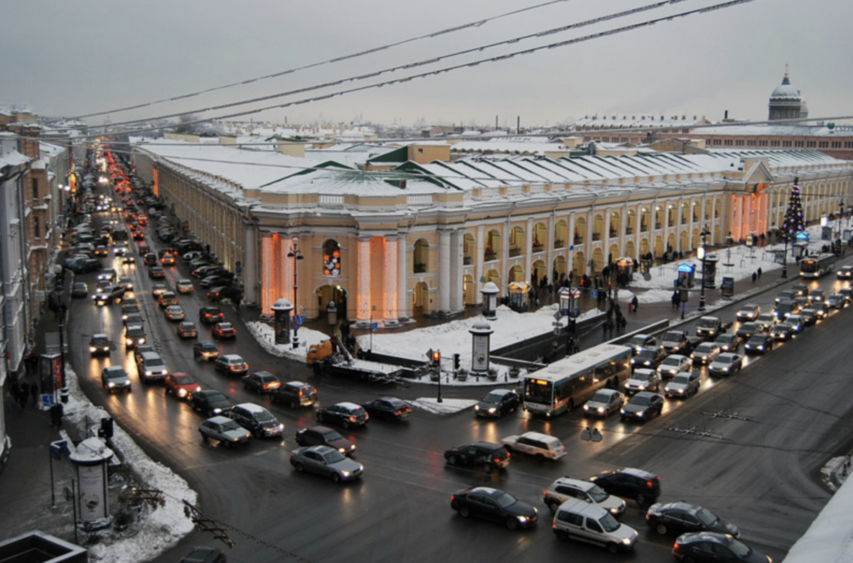 Невский проспект гостиный двор