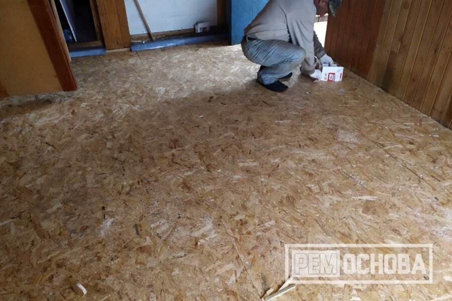 Замена фундамента из колес на блочный и замена полов в дачном доме в СНТ Березка