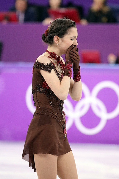 ":Evgenia Medvedeva at the 2018 Winter Olympic Games - Free program 20.jpg" by David W. Carmichael is licensed under CC BY 3.0