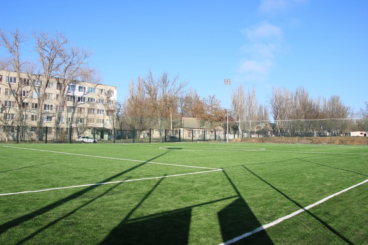 Новое футбольное поле