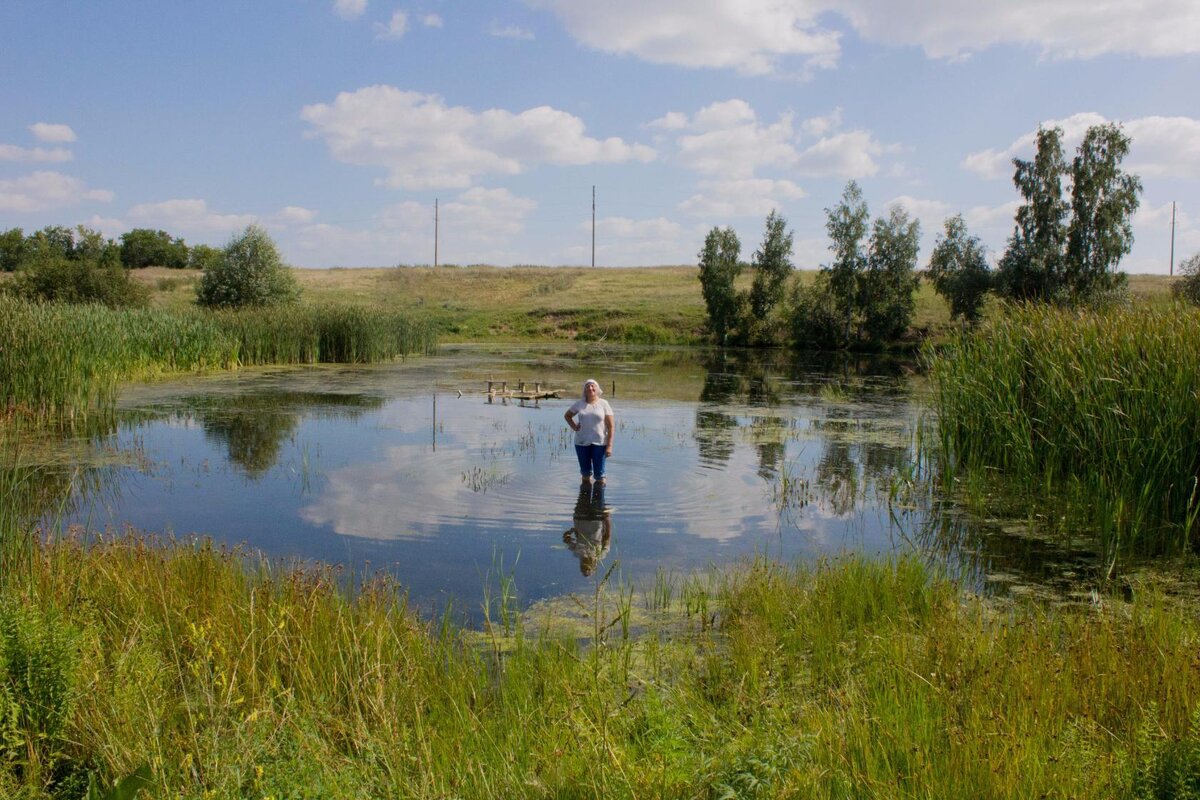 пруд моего детства. когда-то он казался огромным