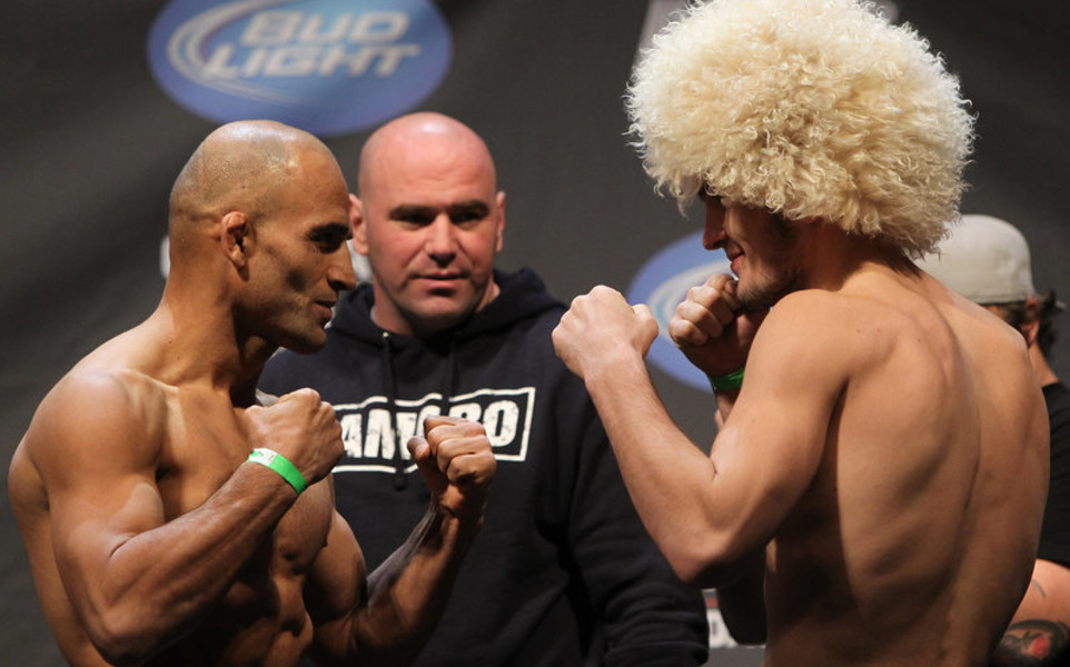 Хабиб провел 1-й бой в UFC против Камала Шалоруса. 2012 год