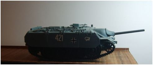 ПТ-САУ Е-10.  Модель в 35-ом масштабе.