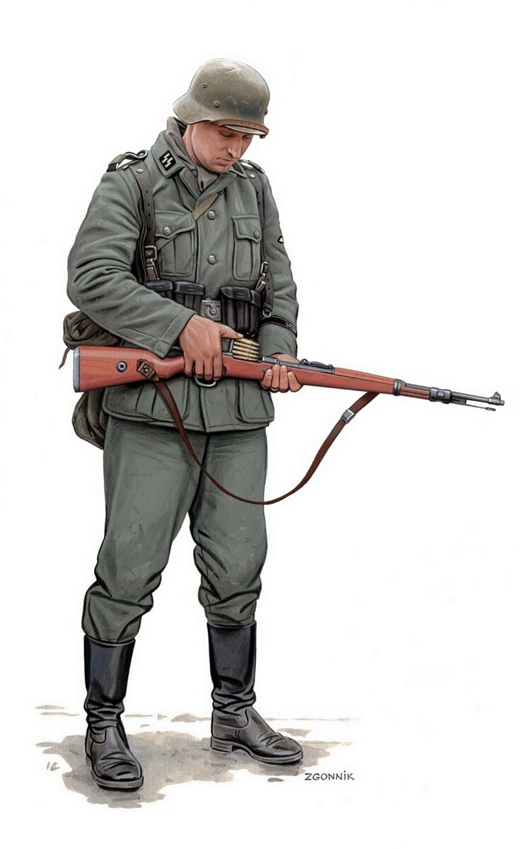 Форма солдат вермахта 1942