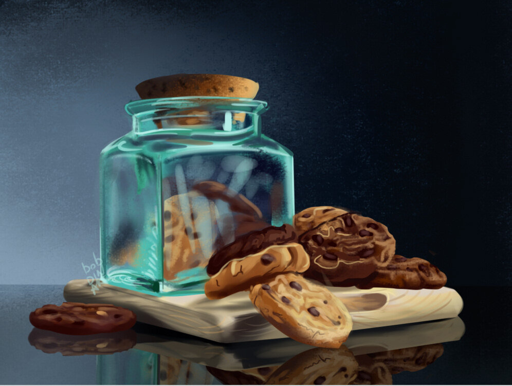 Натюрморт с печеньками