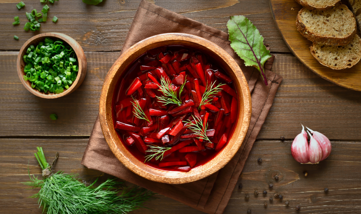 Постный борщ. Простой рецепт