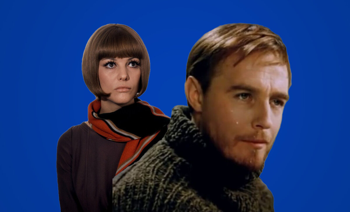 Клаудия Кардинале и Эдуард Марцевич в фильме «Красная палатка» (1969). Источник фото для коллажа сервисы Яндекс