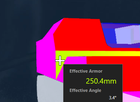 Обстрел производится с Concueror, ББ с пробитием 259 мм