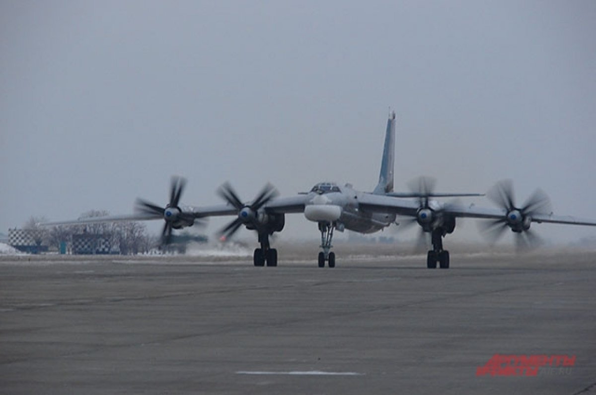    Два ракетоносца Ту-95МС выполнили плановый полет над Японским морем