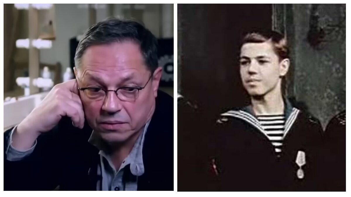 Скрин из документального фильма (слева) и в роли Николая Масленка
