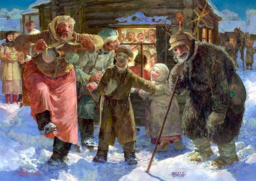 Вл. Чумаков-Орлеанский. "Коляда".