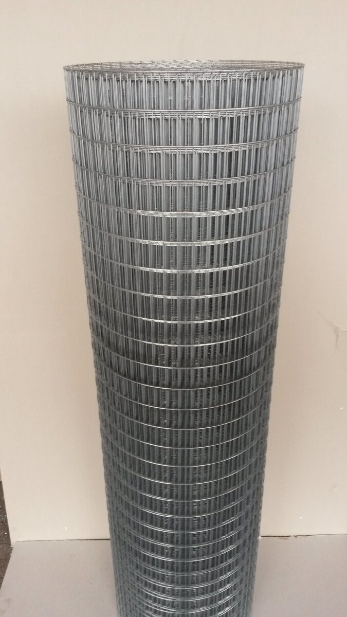 "рулон" сварной оцинкованной сетки, 50 метров