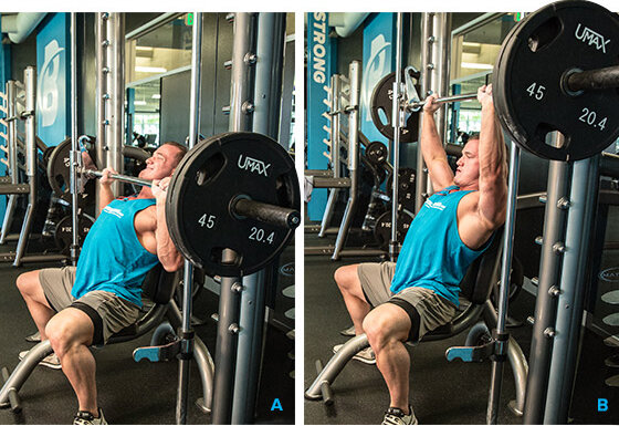 Зафиксируйте спину и ягодицы в одном положении