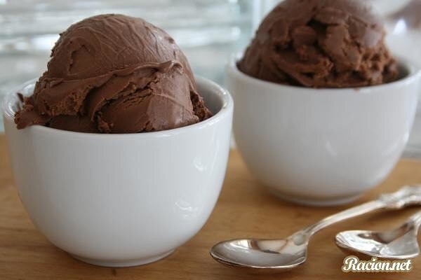 Итальянское мороженое Джелато шоколато. 