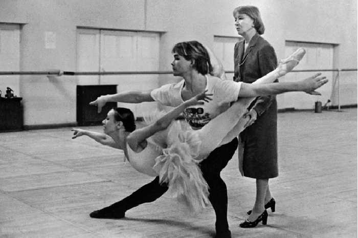 Людмила Семеняка, Андрис Лиепа и Галина Уланова