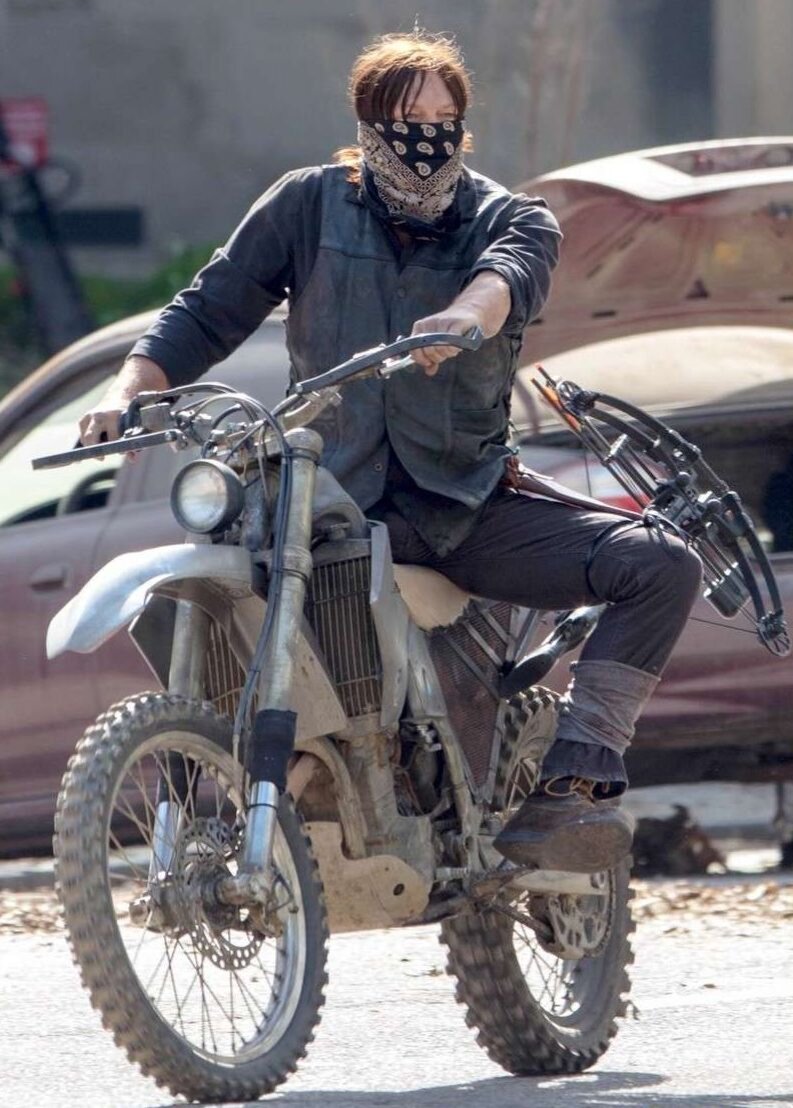 Норман Ридус на знаменитом байке