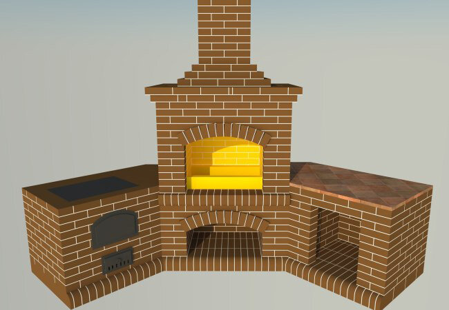Типовой визуальный проект печного комплекса
