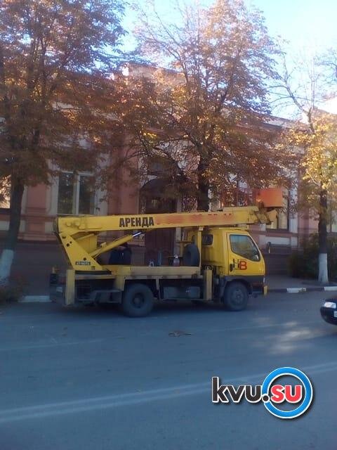  В центре Шахт началась опиловка каштанов.