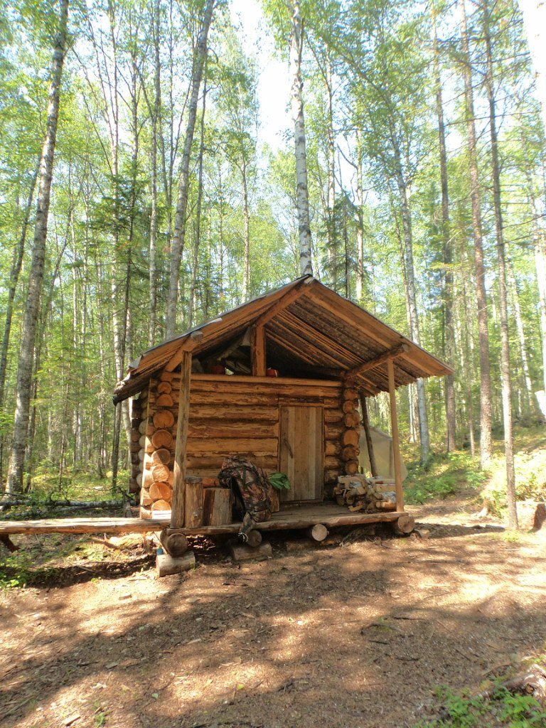 баня в лесу на речке Ангул