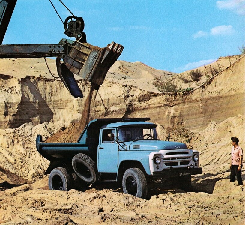 ЗИЛ в работе 