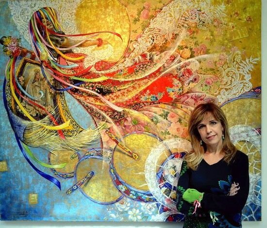 Лоскутные картины Sandra Freitas