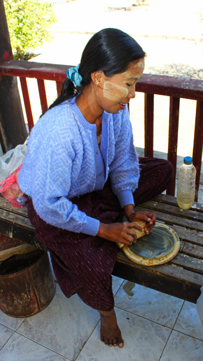 Так измельчают древесину