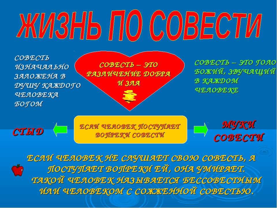 Совесть это 9.3