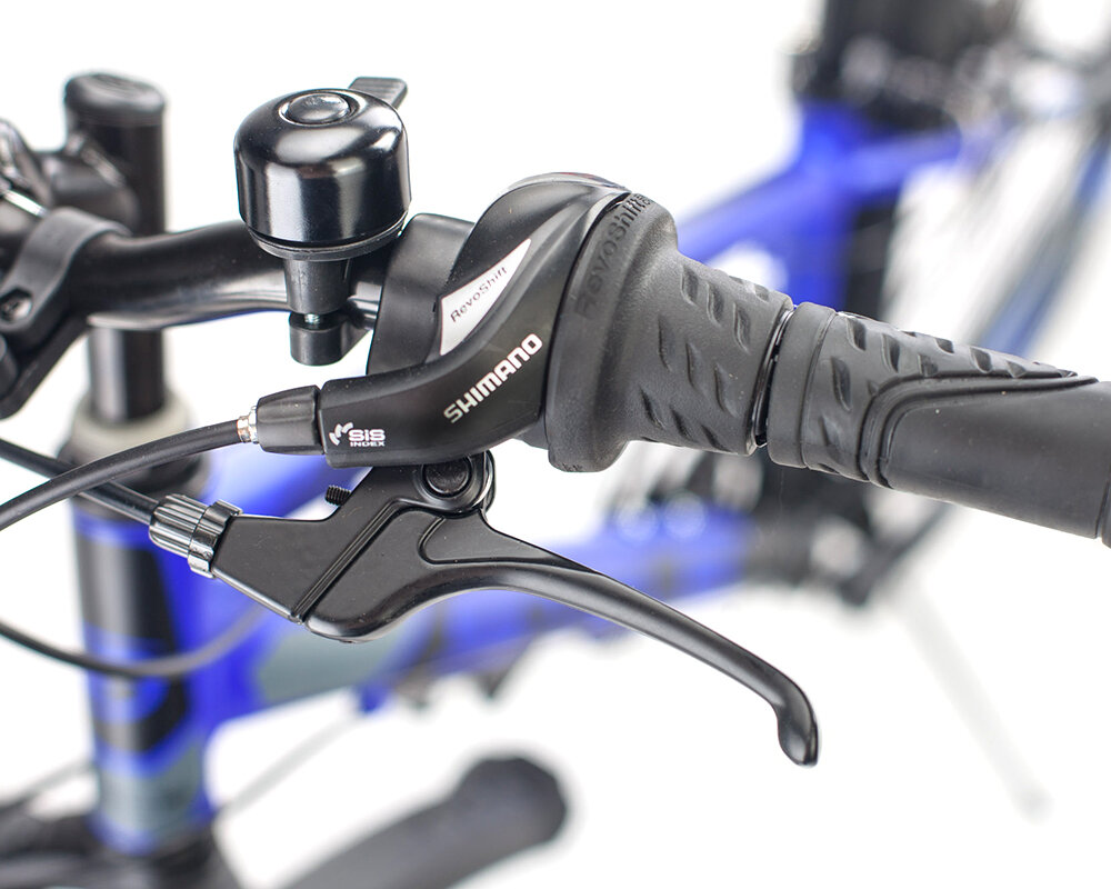 Велосипед с грипшифтерами Shimano (те самые крутилки)