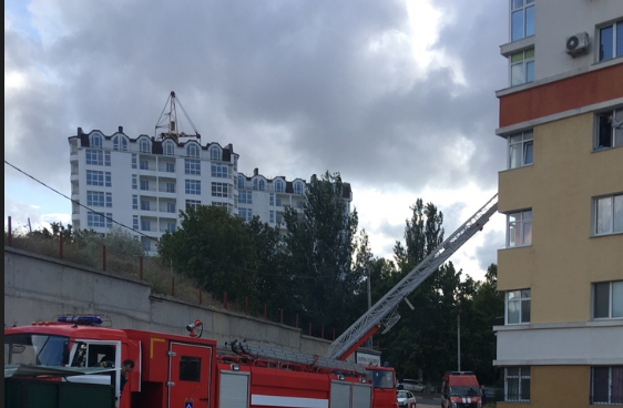 Пожар из-за бычка!