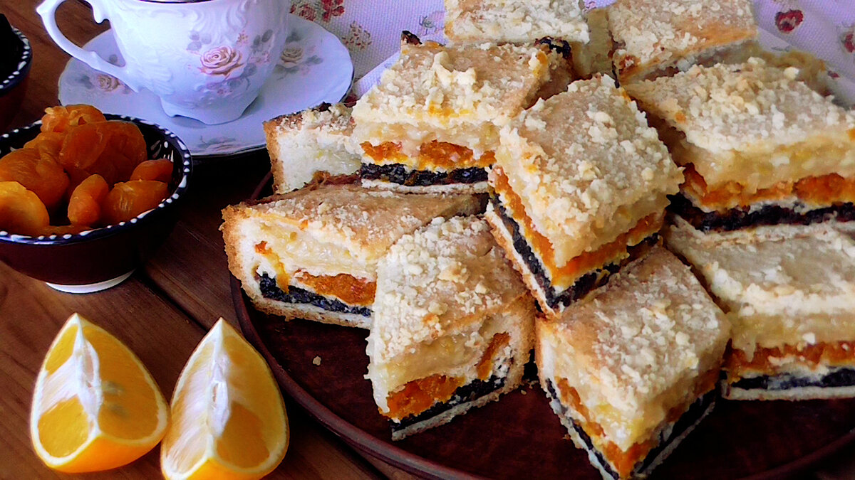 Татарский яблочный пирог