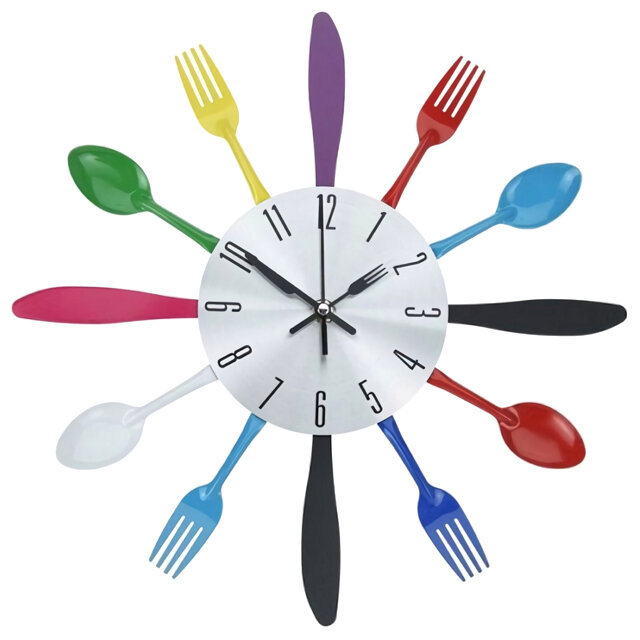 Часы настенные KOOPMAN D325мм металл разноцветные, 728 руб.