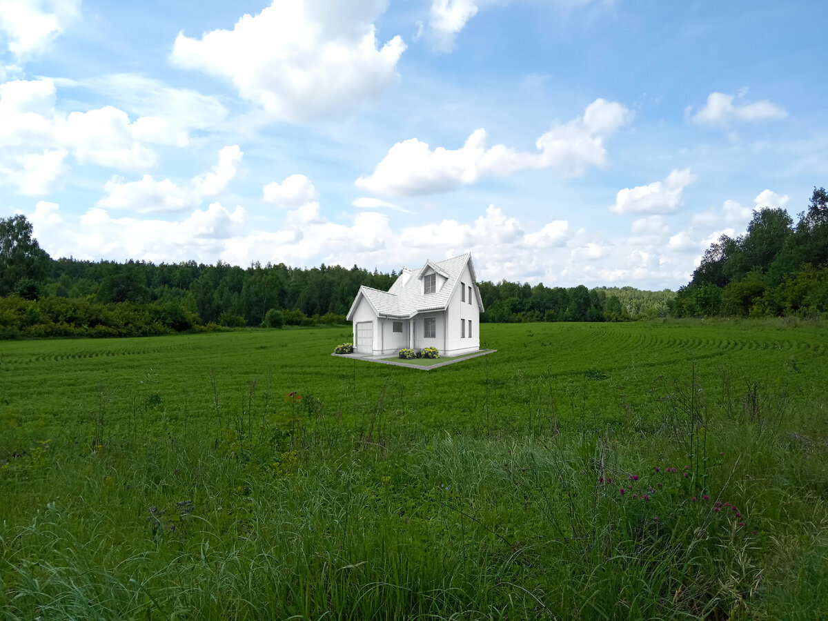 Скоро такой домик можно будет построить на участке КФХ