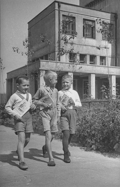 Первоклассники школы № 429. Сергей Васин, 1940 год, г. Москва, МАММ/МДФ.