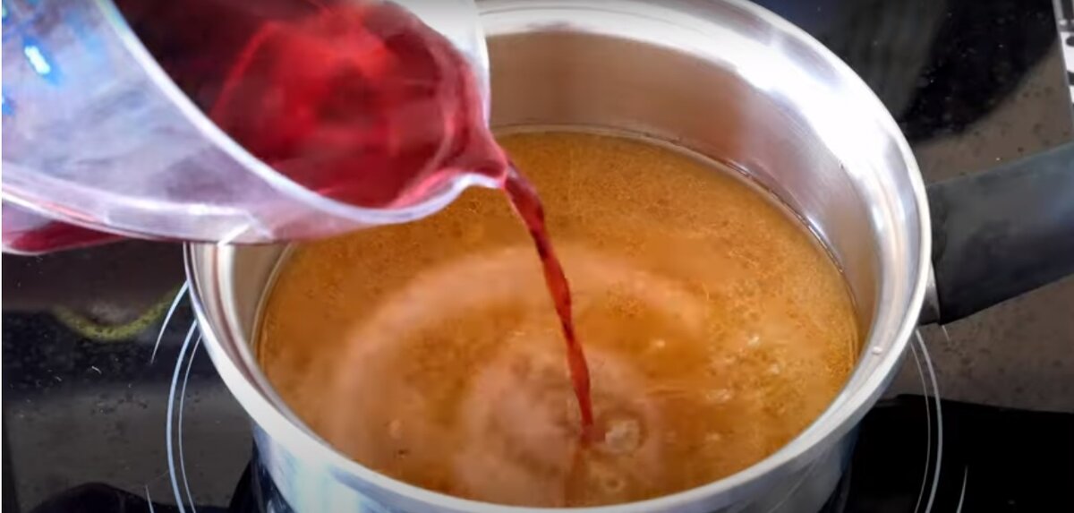 Готовим соус с красным вином