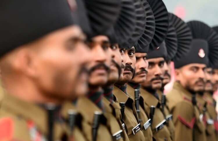 Одна из видов форм индийских военных