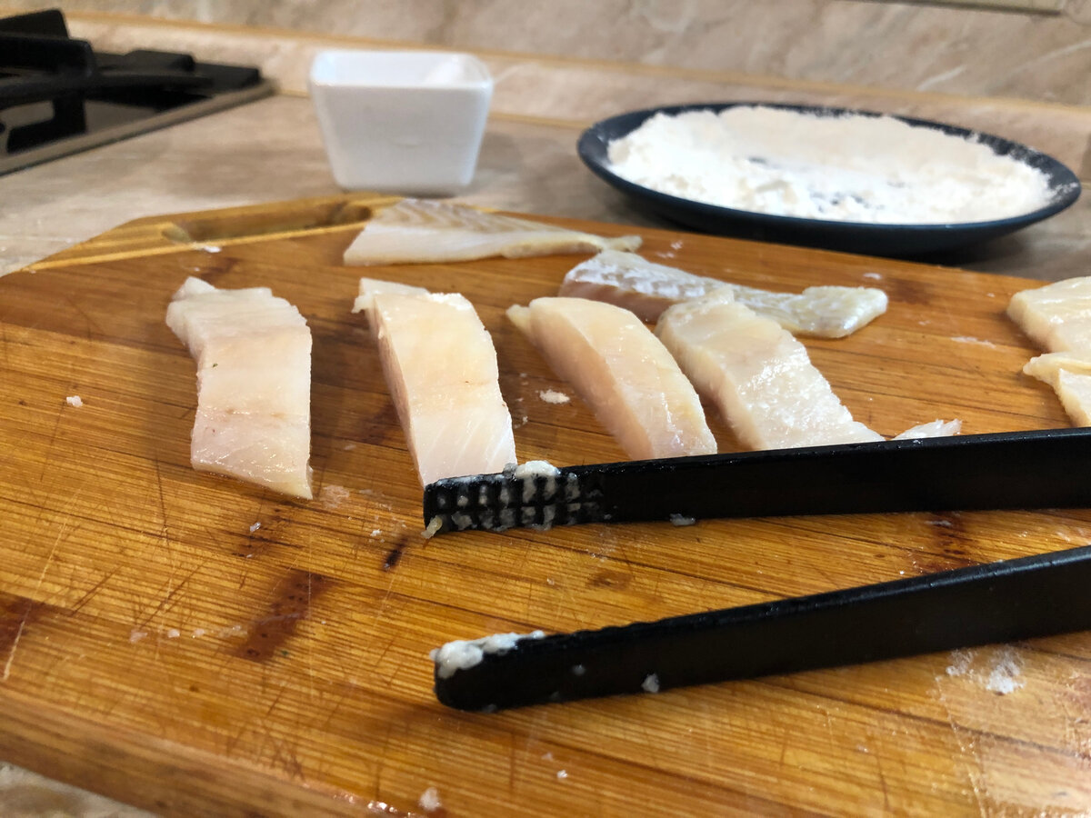 Нужно, чтобы рыба осталась слегка примороженной