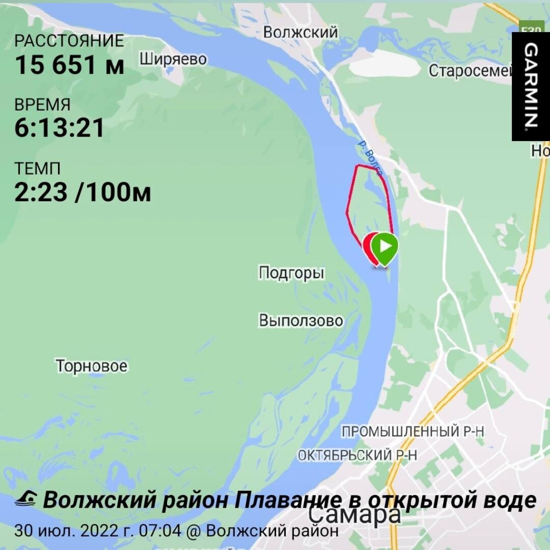 Заплыв X-WATERS Samara