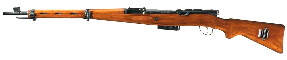Самозарядная винтовка СК46. Вид слева.
