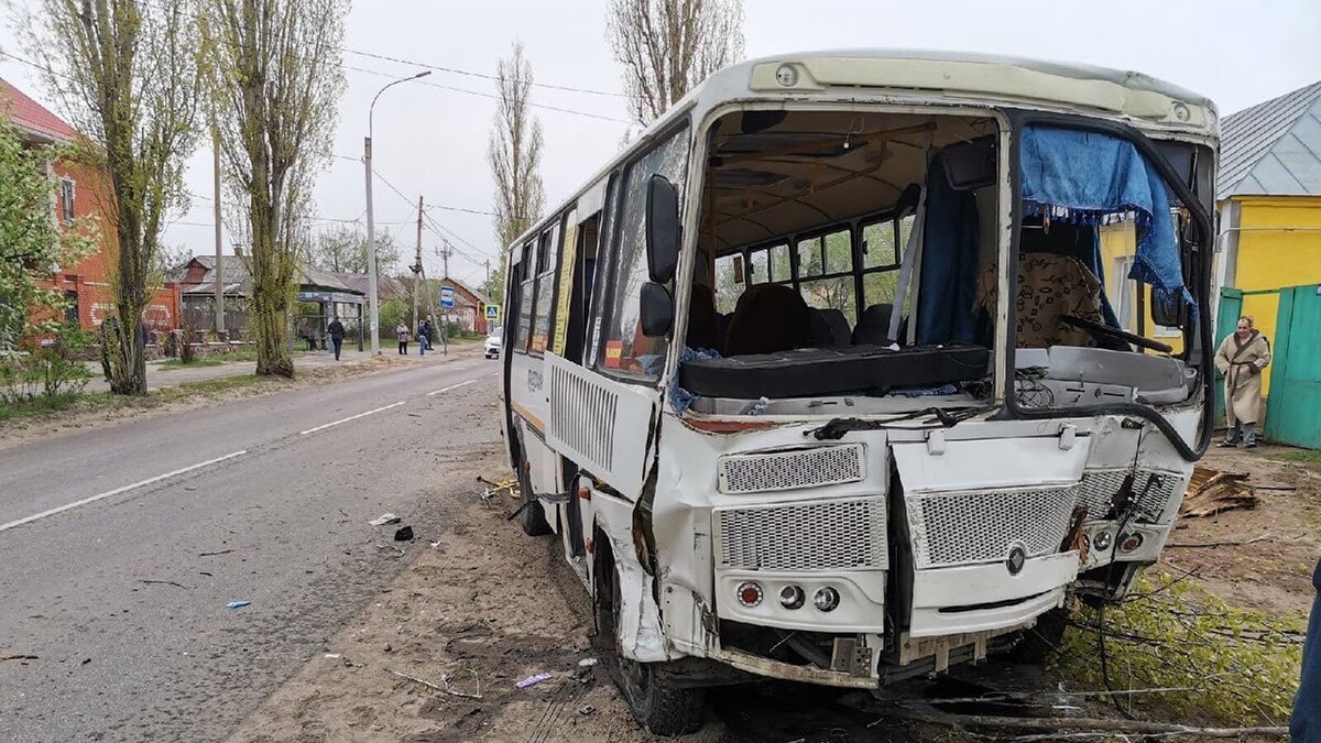 В Воронеже после ДТП маршрутка влетела в дерево: пострадали 3 пассажира |  Максим Родионов | Дзен