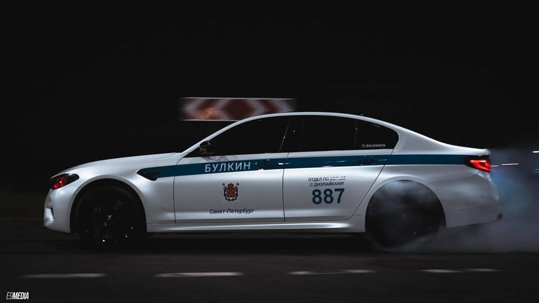 BMW f10 полиция